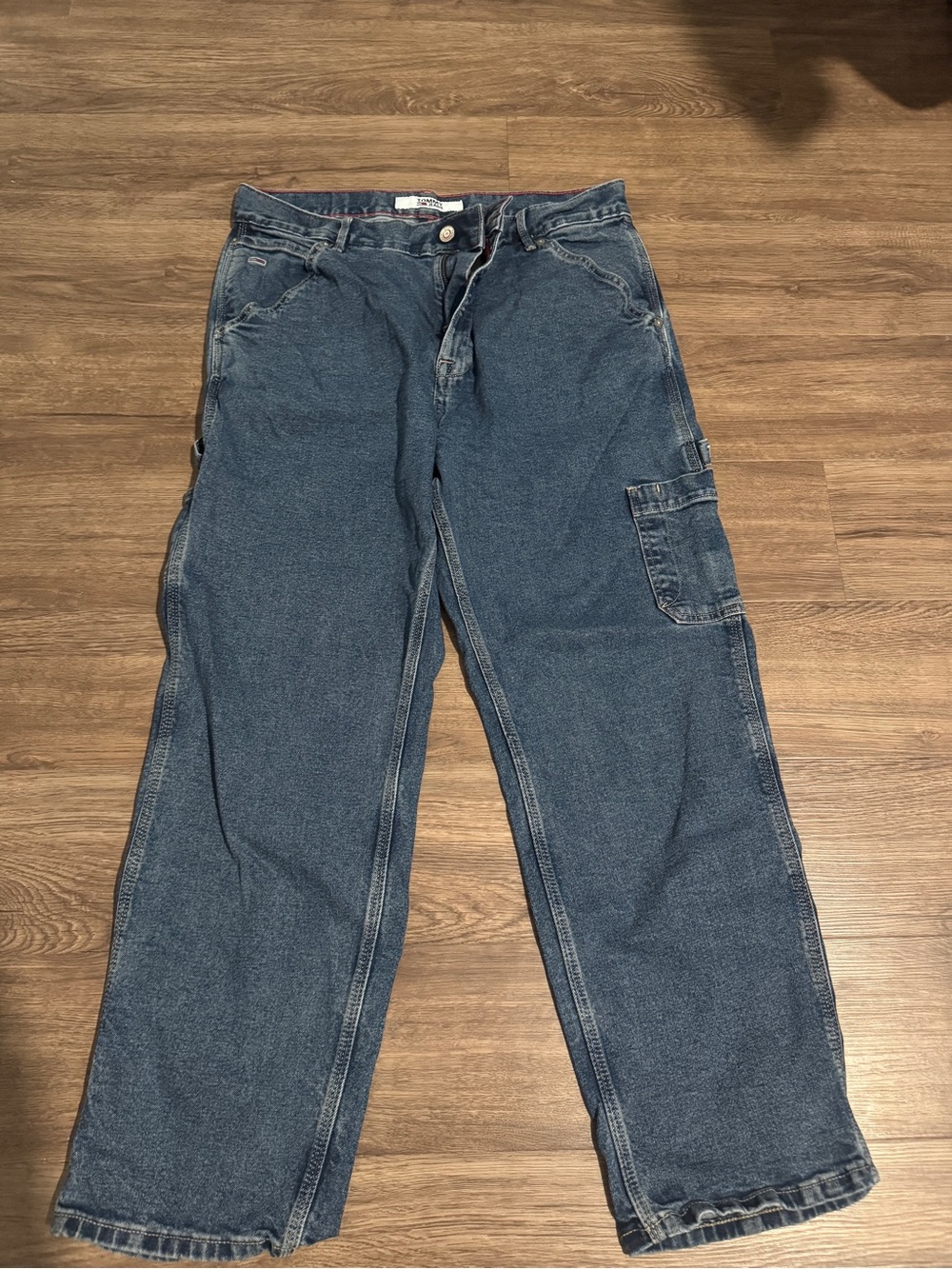 Tommy Hilfiger Men's Carpenter Cargo Jeans - Denim Blue